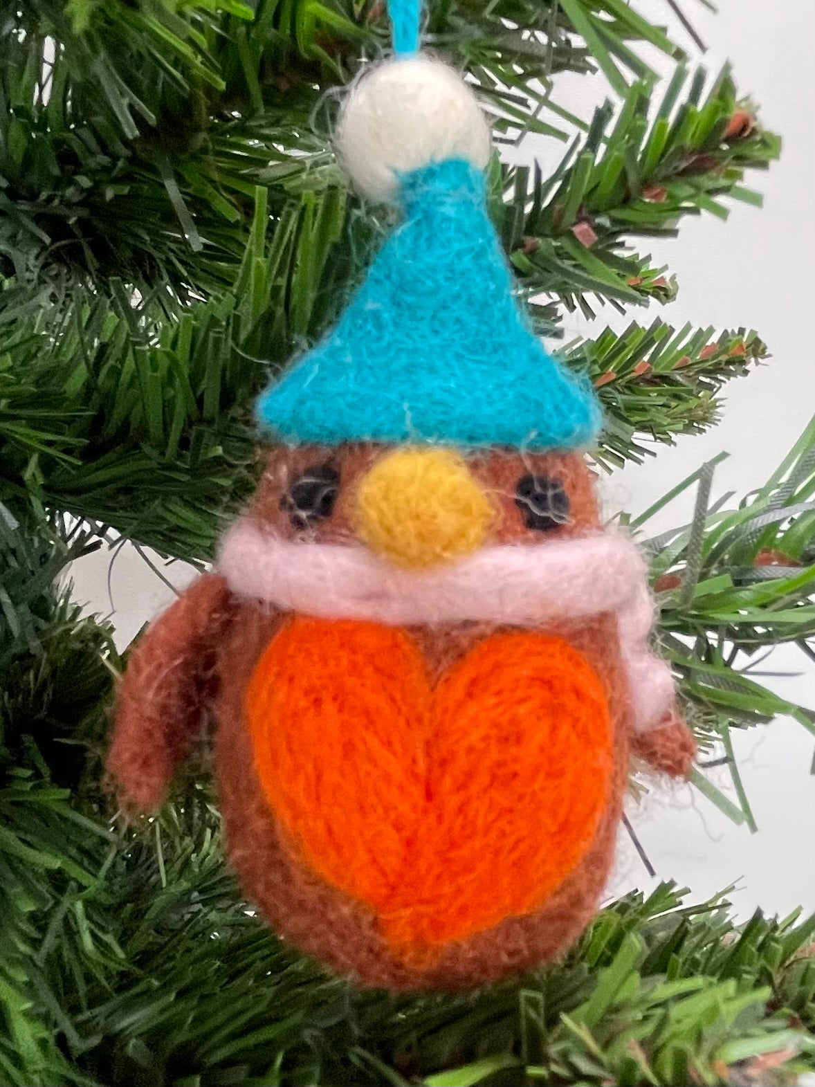 Felt Christmas Robin Tree Decorations