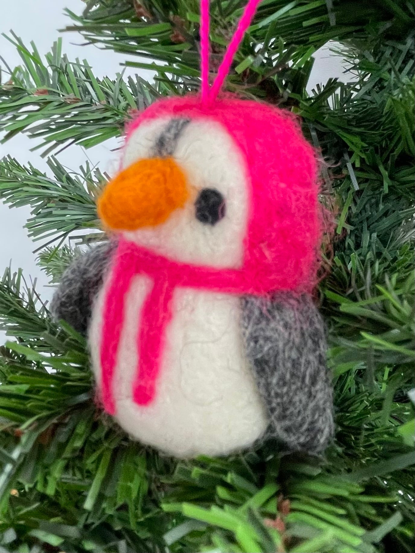 Felt Christmas Penguin Tree Decorations