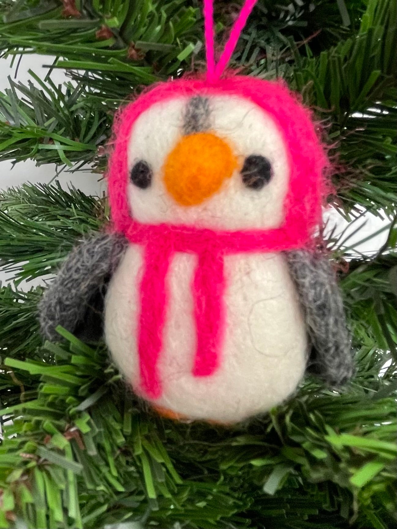 Felt Christmas Penguin Tree Decorations