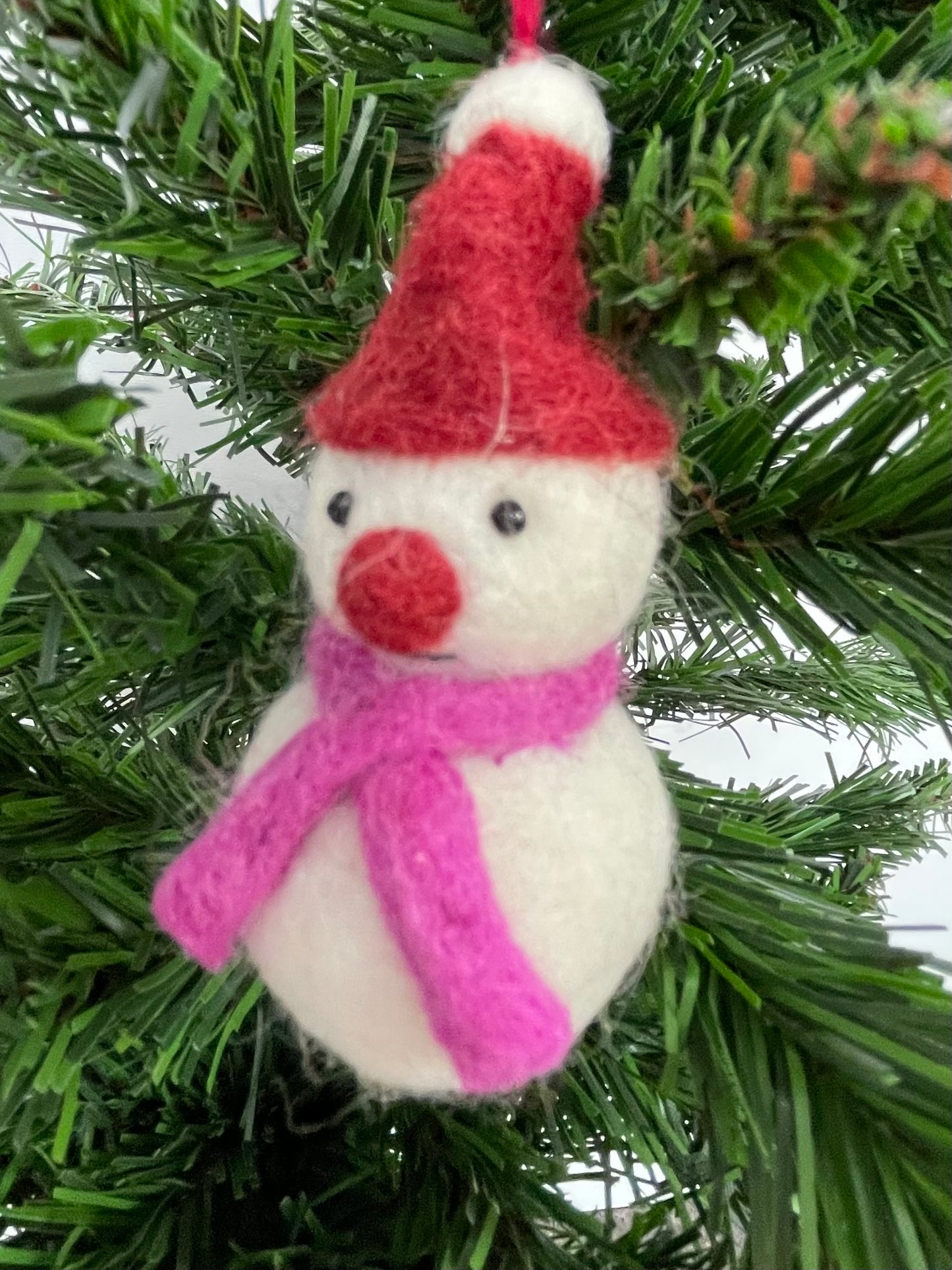 Felt Snowman Tree Decoration