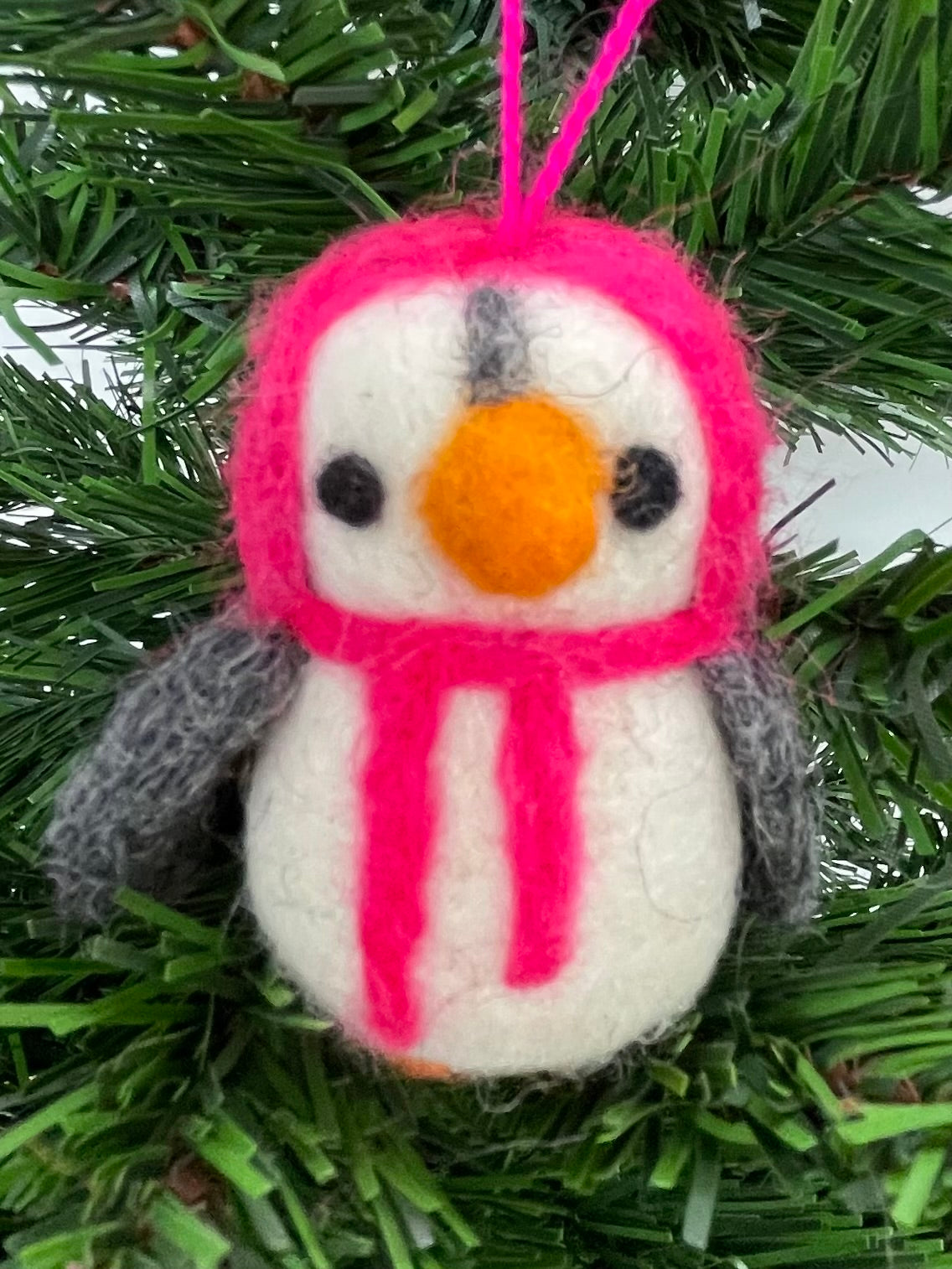 Felt Christmas Penguin Tree Decorations