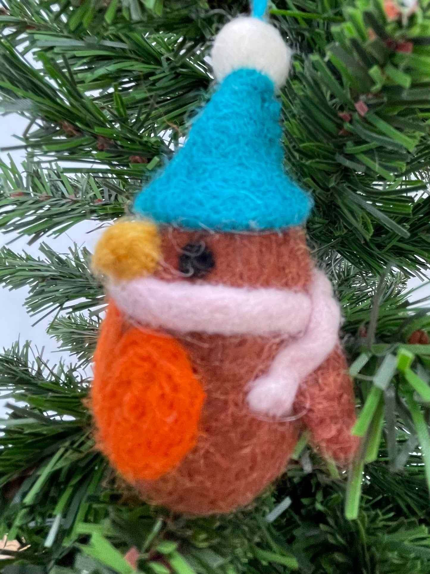 Felt Christmas Robin Tree Decorations