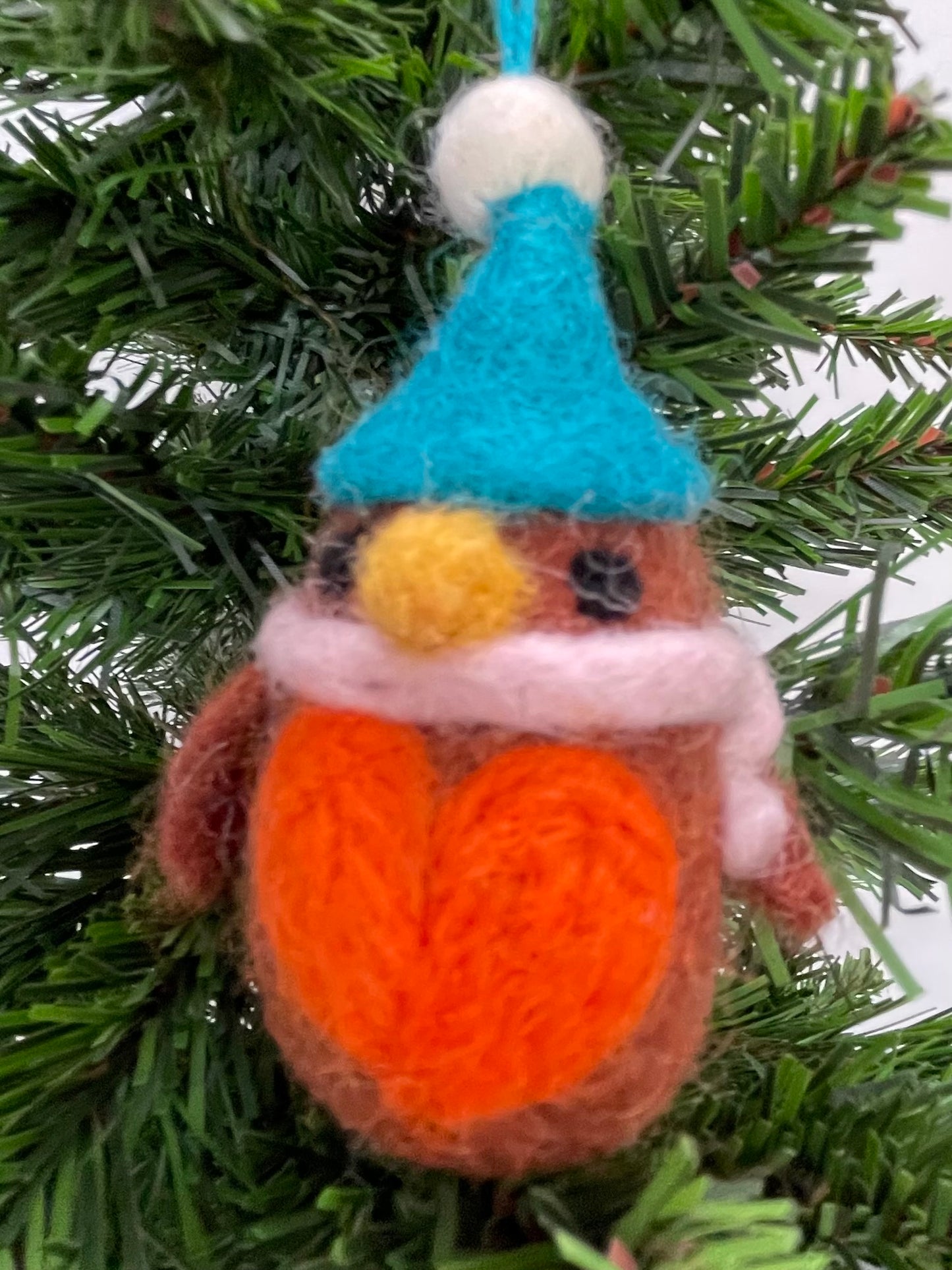 Felt Christmas Robin Tree Decorations