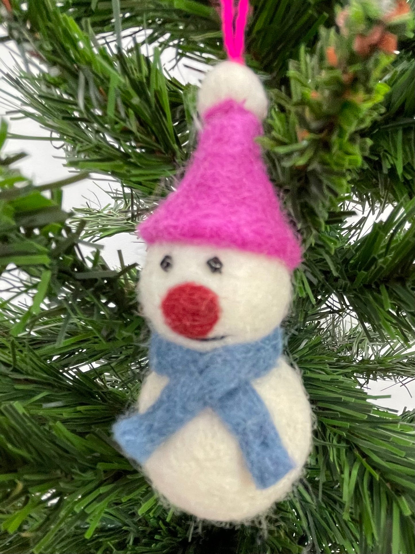 Felt Snowman Tree Decoration