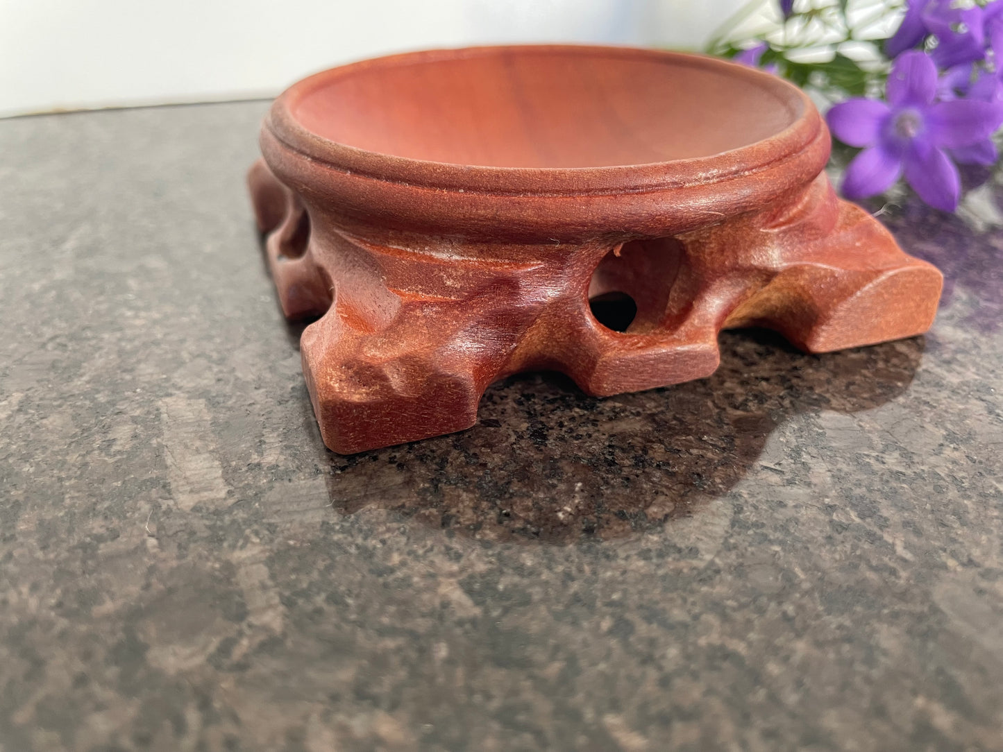 Extra-Large Wooden Crystal Sphere holder