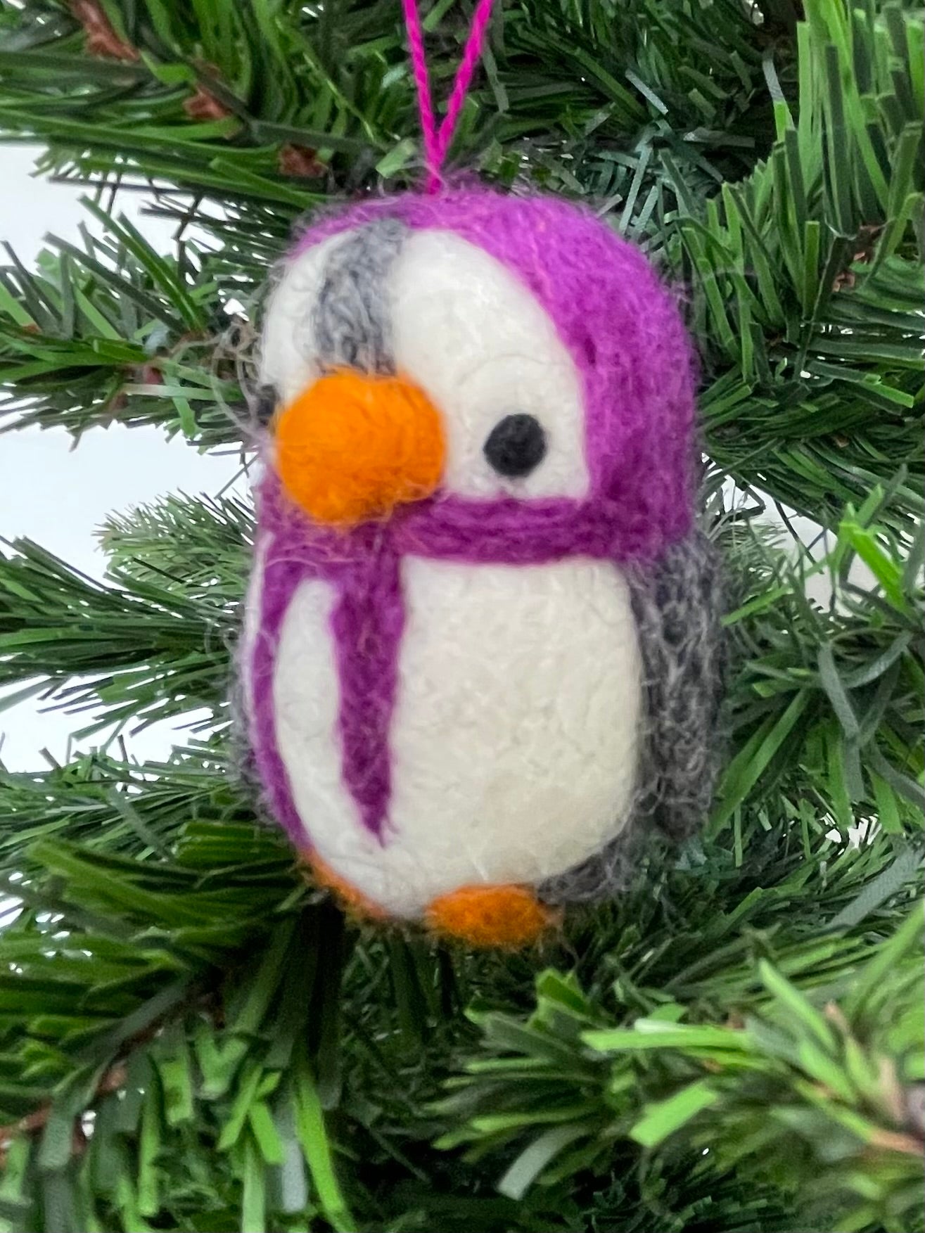 Felt Christmas Penguin Tree Decorations