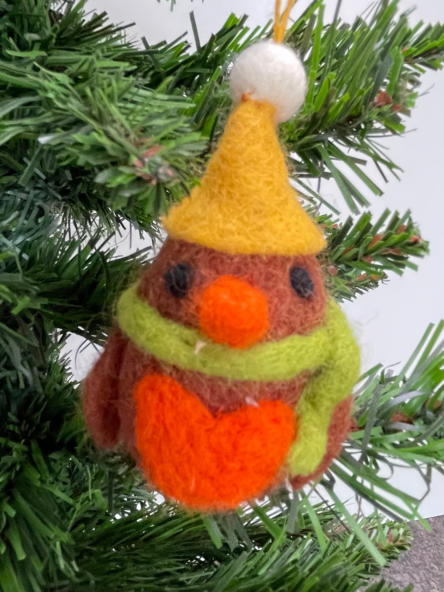 Felt Christmas Robin Tree Decorations