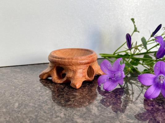 Wooden Crystal Sphere Display Stand (5cm)