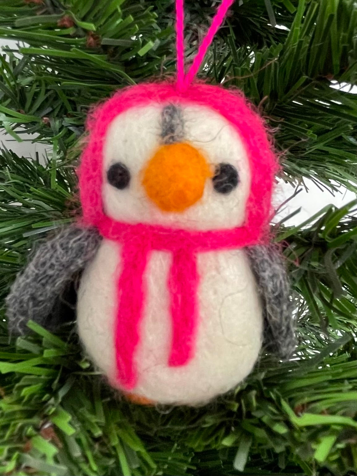 Felt Christmas Penguin Tree Decorations