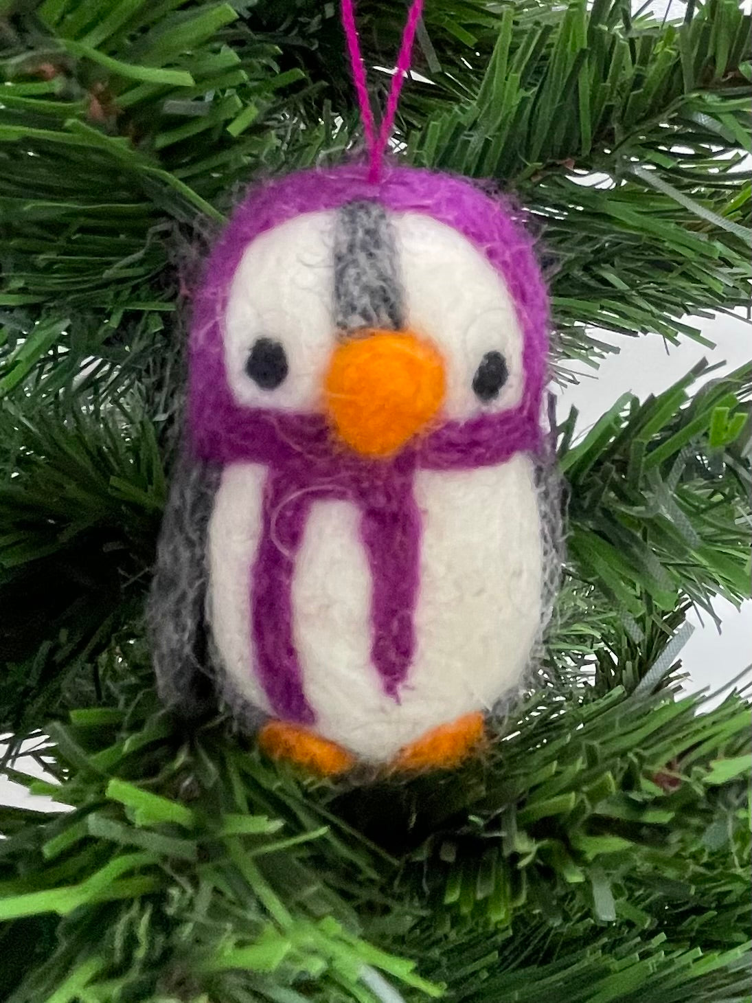 Felt Christmas Penguin Tree Decorations