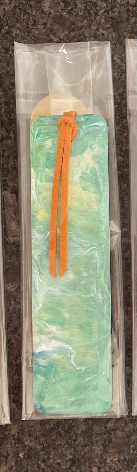 Pouring paint Bookmarks, Unique Handmade Gift, Bookmark.