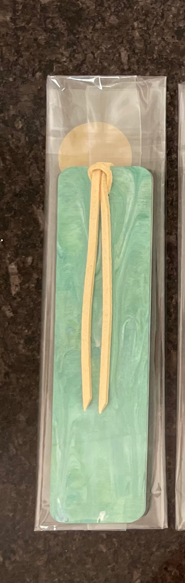 Pouring paint Bookmarks, Unique Handmade Gift, Bookmark.