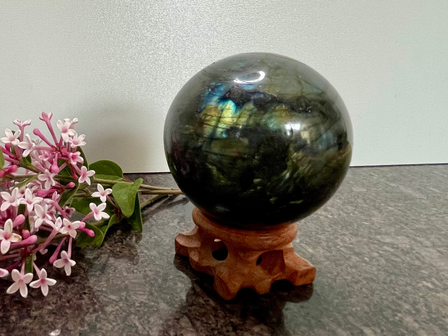 Labradorite Sphere - spiritual healing