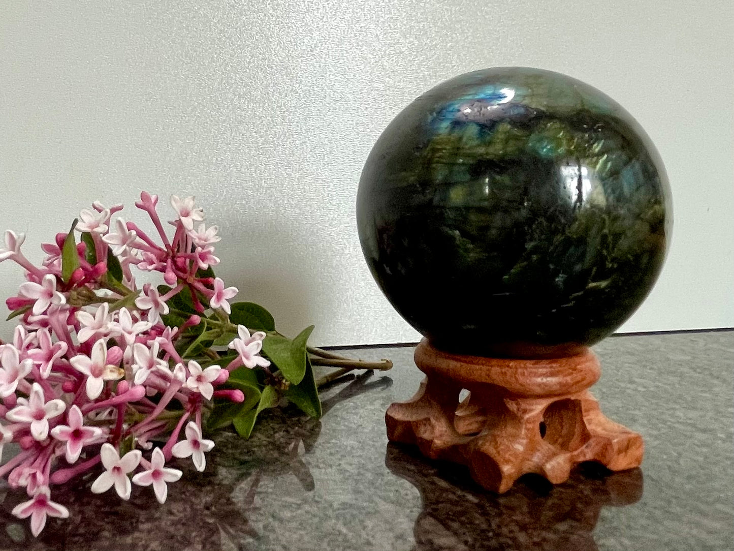 Labradorite Sphere - spiritual healing