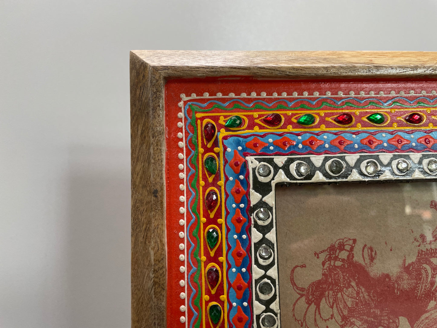 Sankalaka Hand Painted Indian Photo frame - Artisan Home Décor