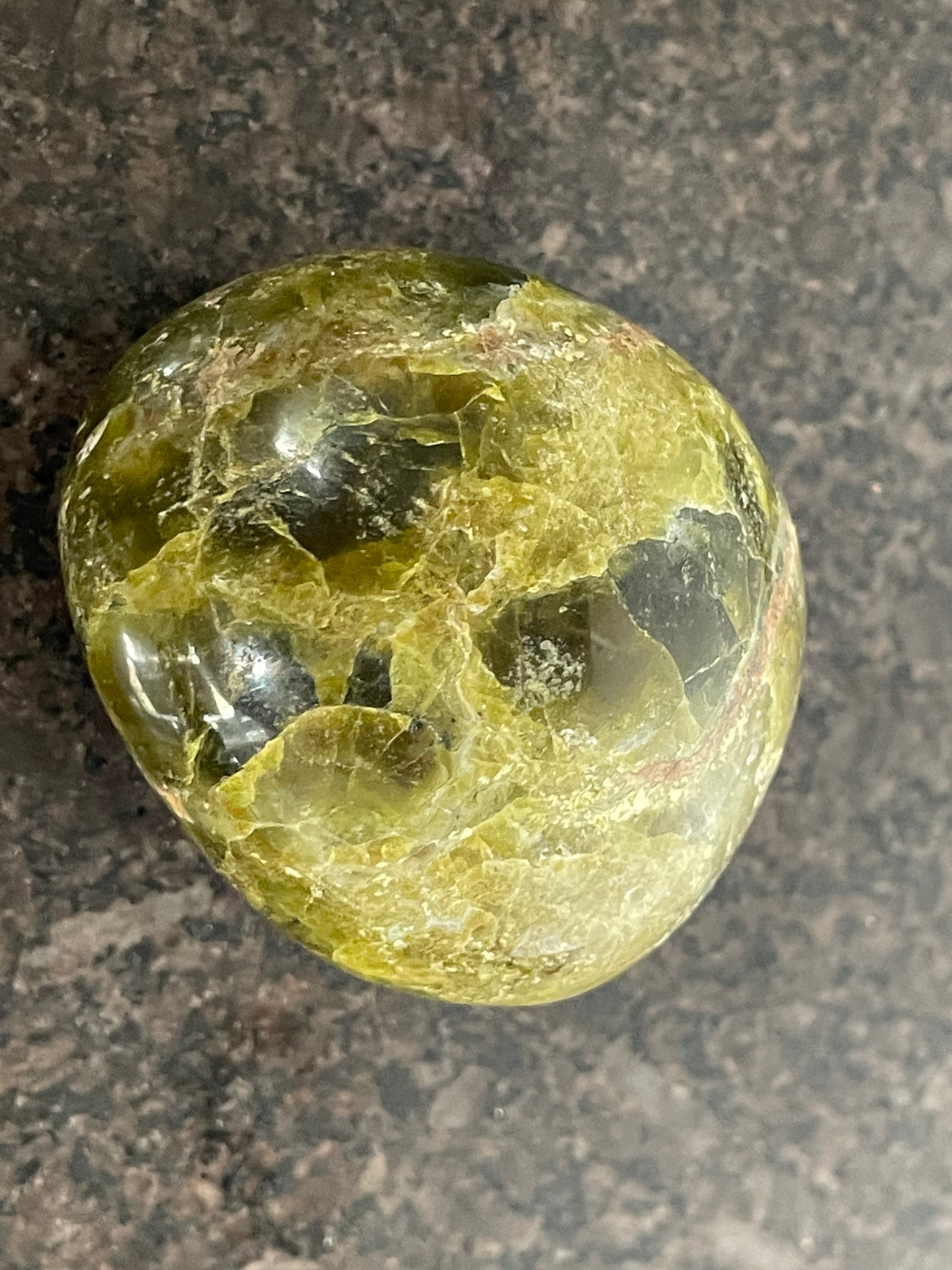 Healing Green Opal Palm crystal