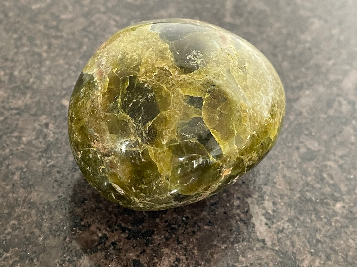 Healing Green Opal Palm crystal