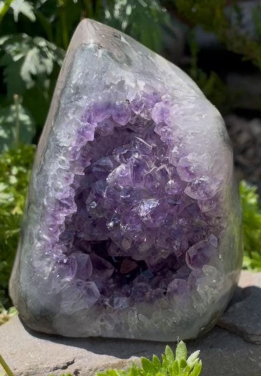 Unique Bulbous Amethyst Geode