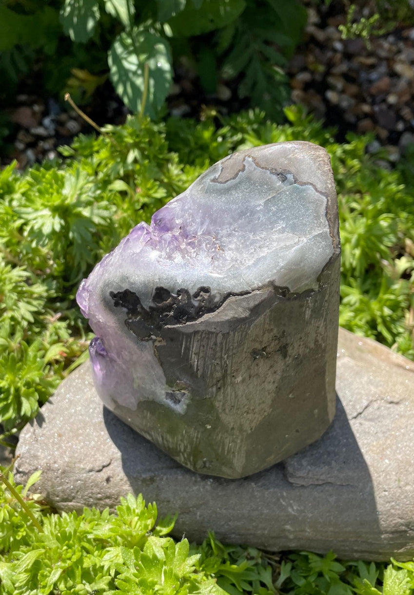 Unique Bulbous Amethyst Geode