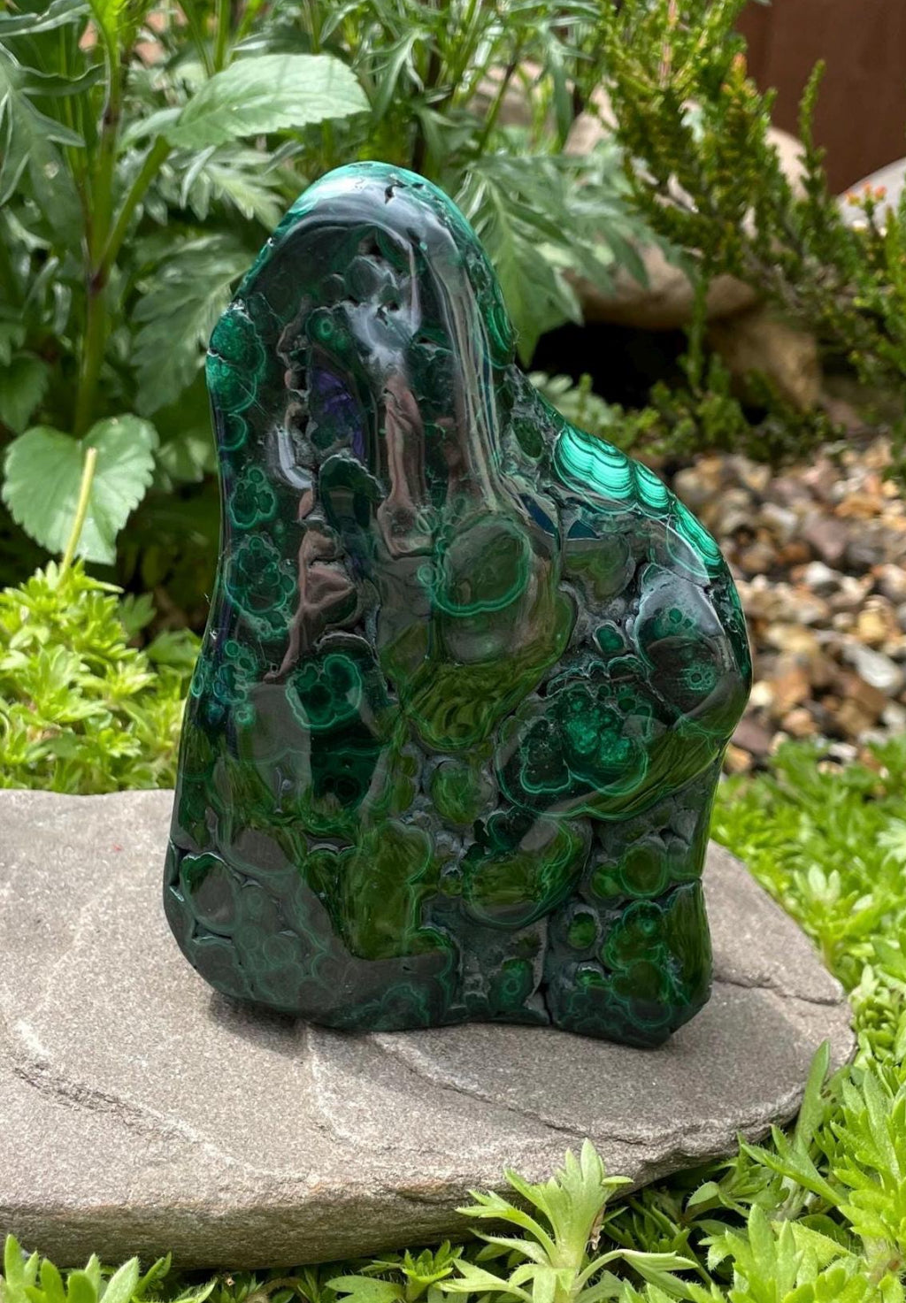 Malachite Slab with Beautiful Unique Patterns