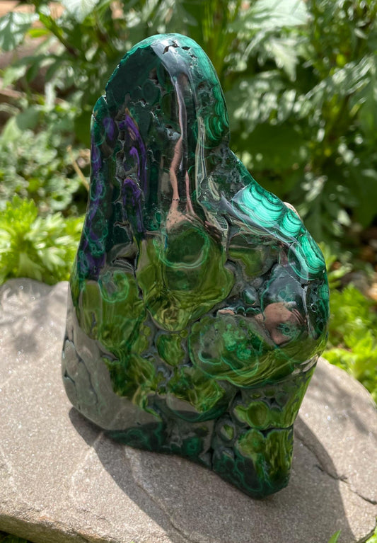 Malachite Slab with Beautiful Unique Patterns
