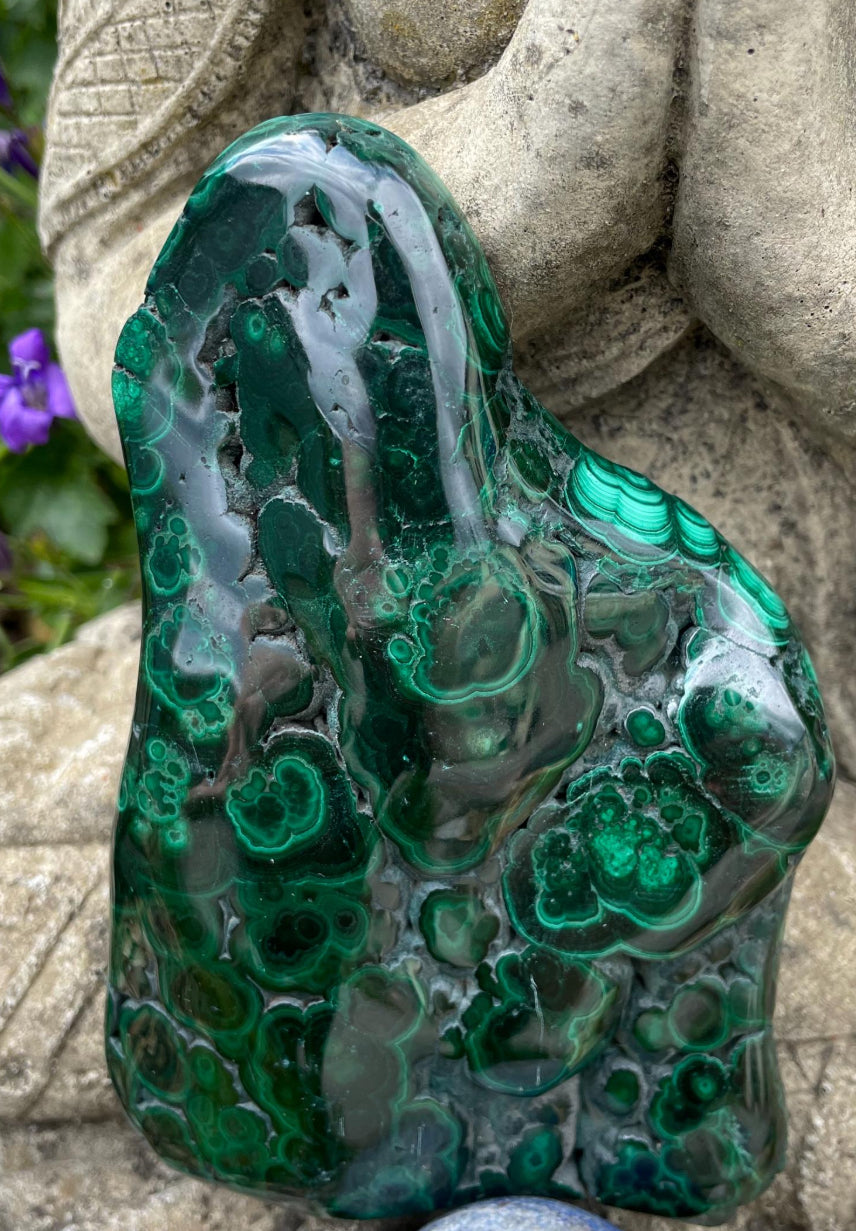 Malachite Slab with Beautiful Unique Patterns