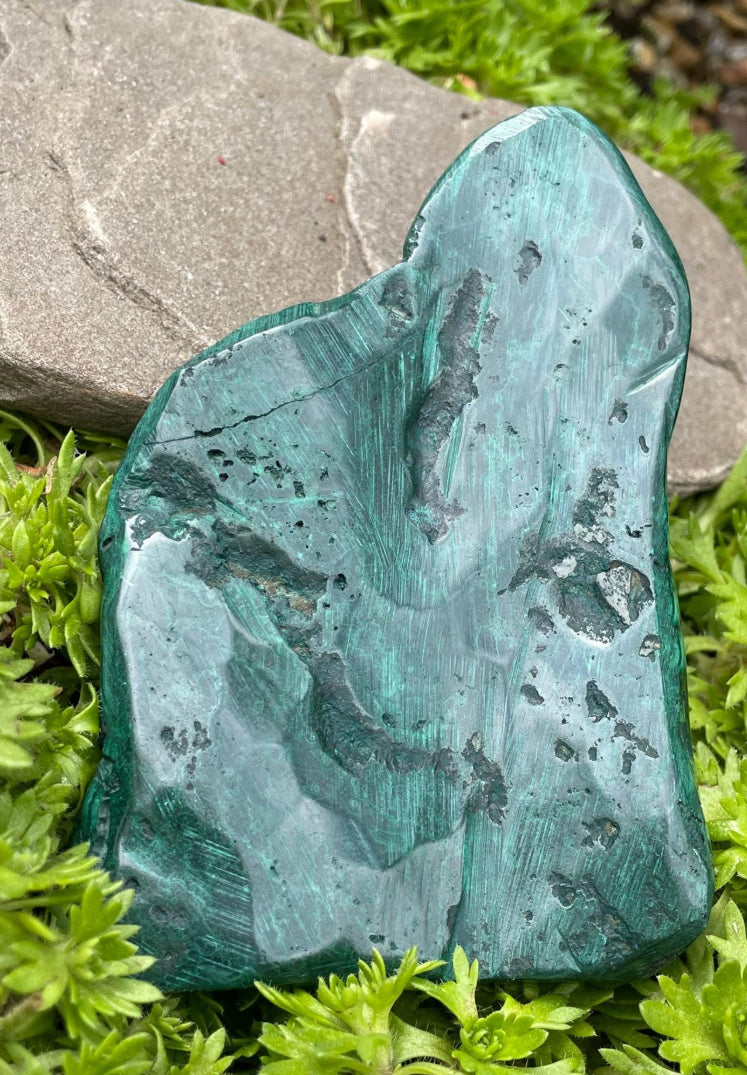 Malachite Slab with Beautiful Unique Patterns