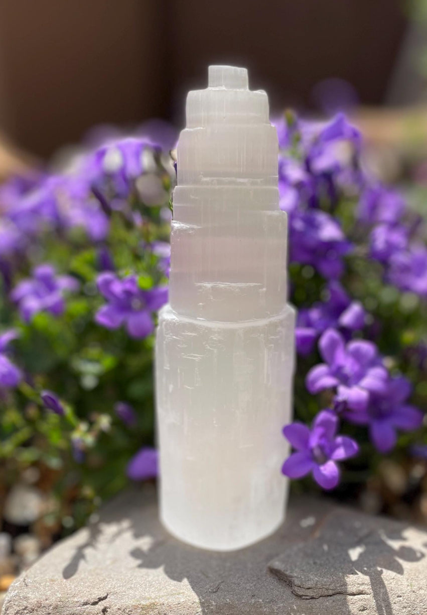 Beautiful Healing Selenite Tower
