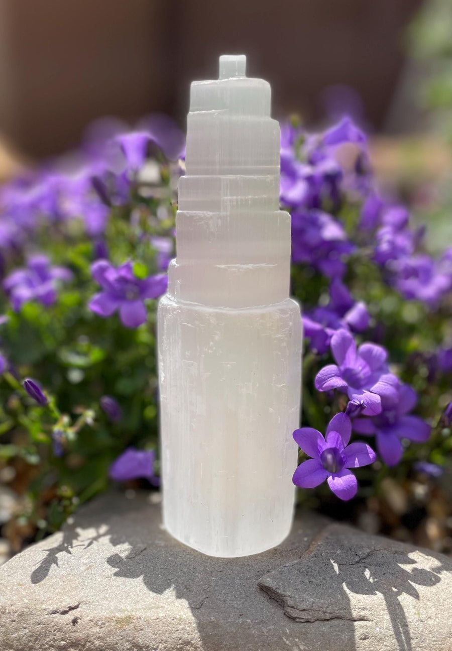 Beautiful Healing Selenite Tower