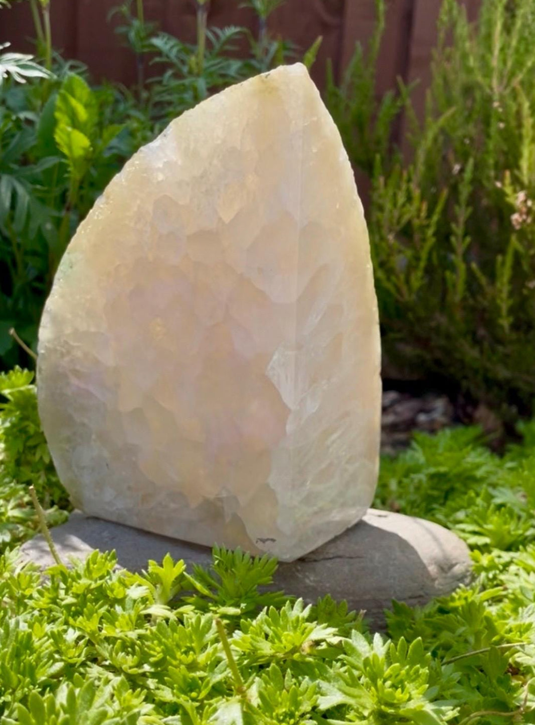 Large Agate / Quartz Crystal Bookends