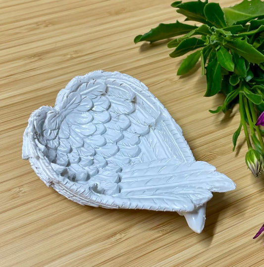 Angel Wing Dish / Crystal sphere holder
