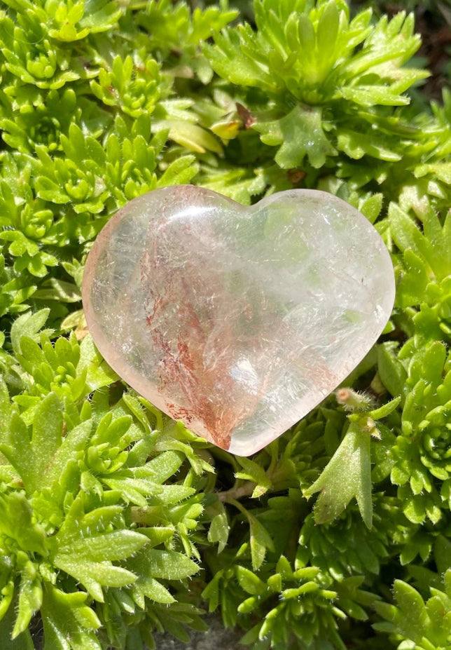 Fire Quartz Pocket Heart