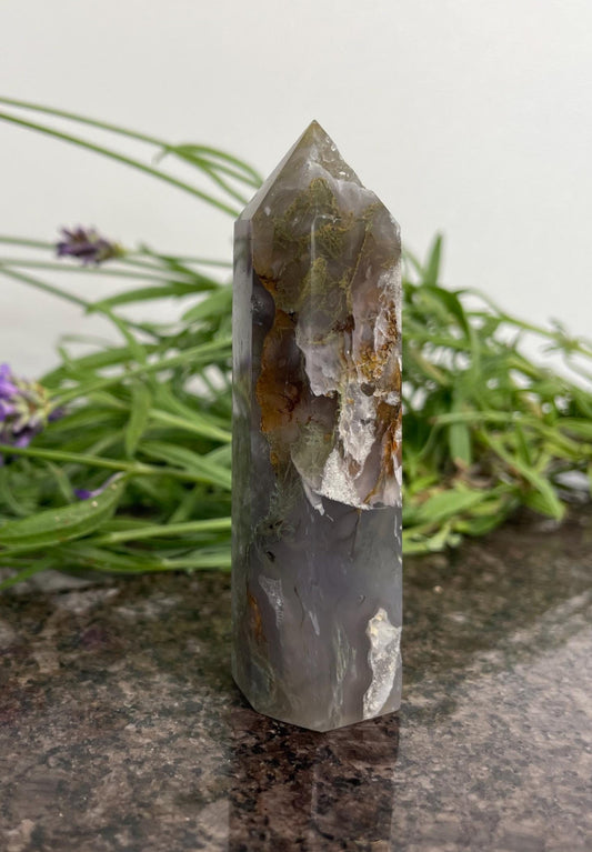 Moss Agate Small Point