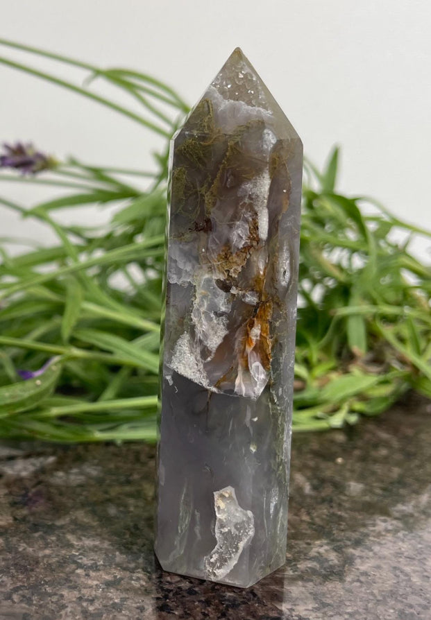 Moss Agate Small Point