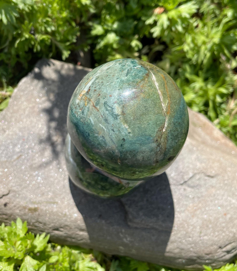 Ocean Jasper Crystal Mushroom