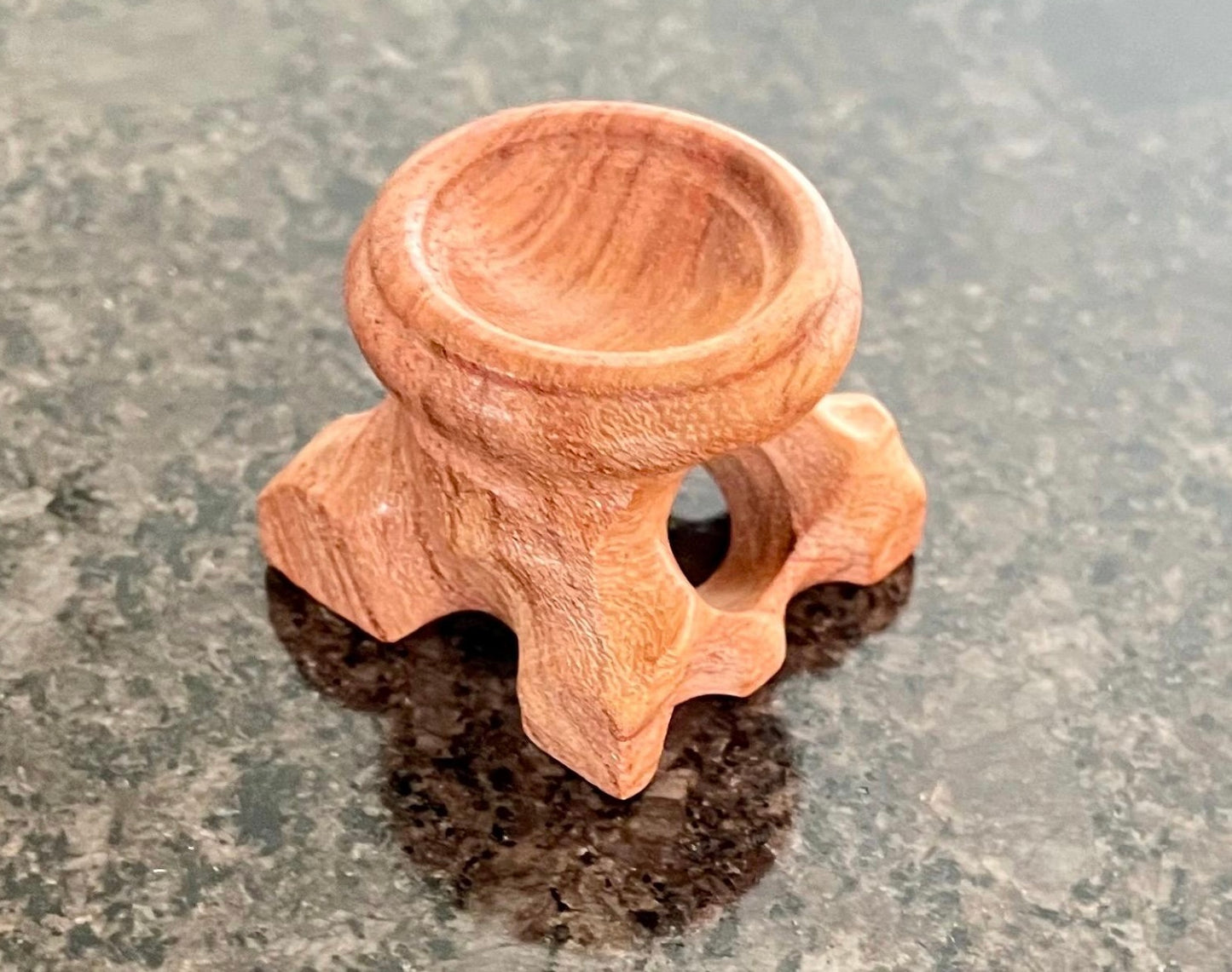 Small Wooden Crystal Sphere holder
