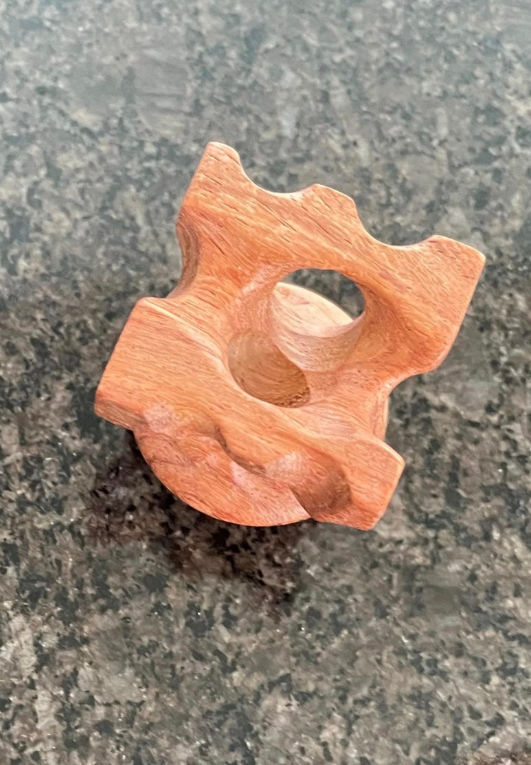 Small Wooden Crystal Sphere holder