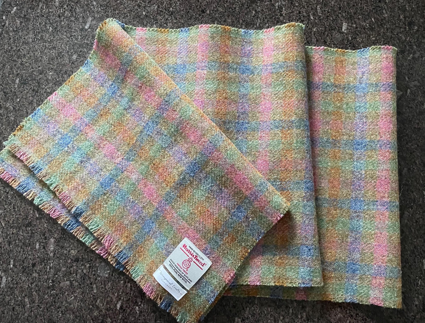 Hand made Genuine Harris Tweed Scarf