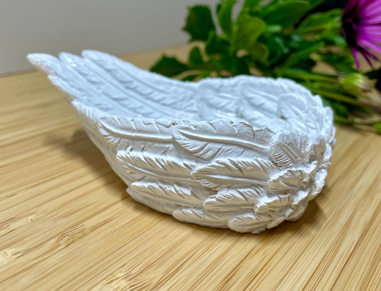 Angel Wing Dish / Crystal sphere holder