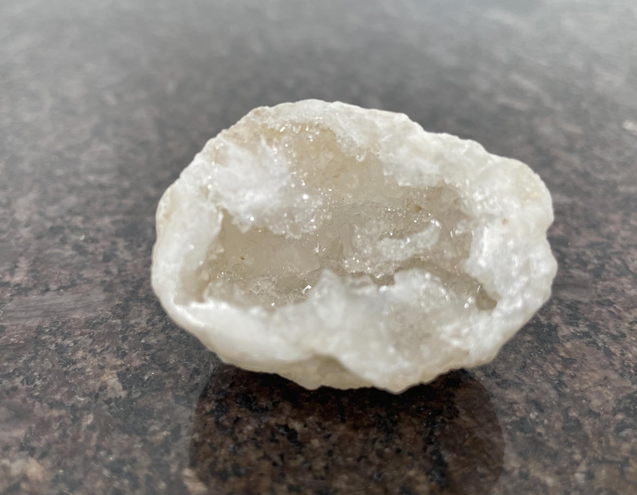 Natural Quartz Druzy Geode